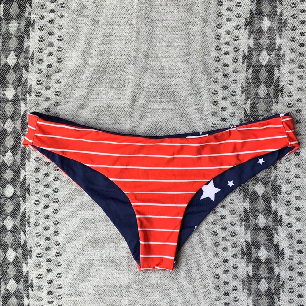 Rip Curl Reversible American Flag Bikini Bottoms